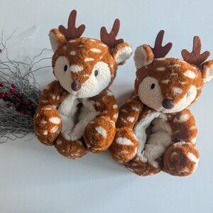 Baby GAP Kids Reindeer slippers Size M